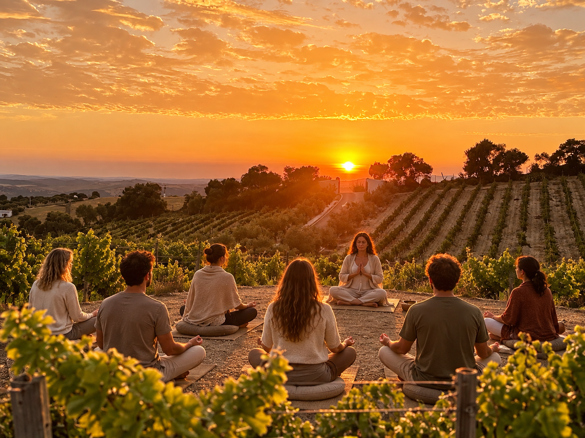 Meditacion en el viñedo de Campestral